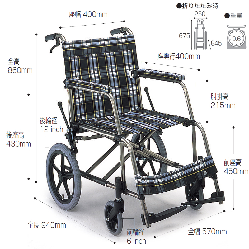 株式会社 シルバーとっぷ 車いす 超軽量タイプ F-11